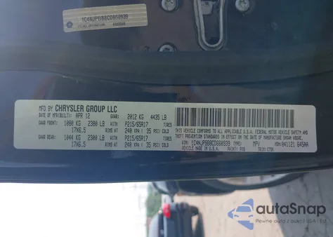 2012 Jeep Patriot Sport из США, поврежденный, VIN 1C4NJPBB8CD660939